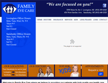 Tablet Screenshot of family-eye-care.com
